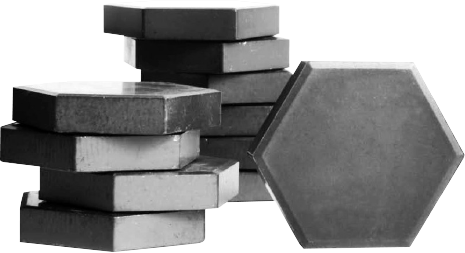 Ceramic tiles from silicium carbide